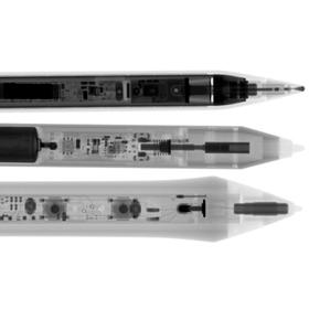 タッチペン内部のX線画像の比較