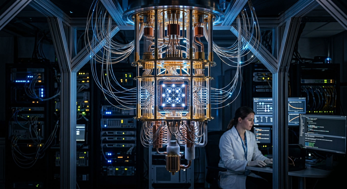量子コンピュータのイメージ