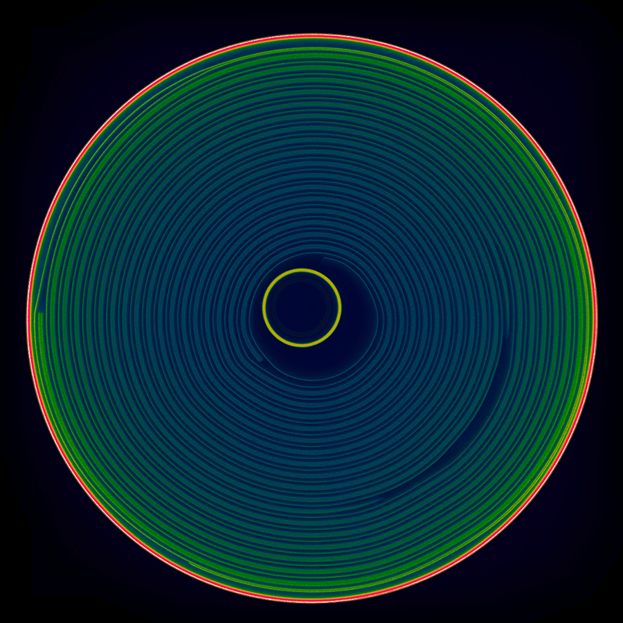 Type-C(USB2.0)ケーブルの横断面図（VR画像）｜松定プレシジョン