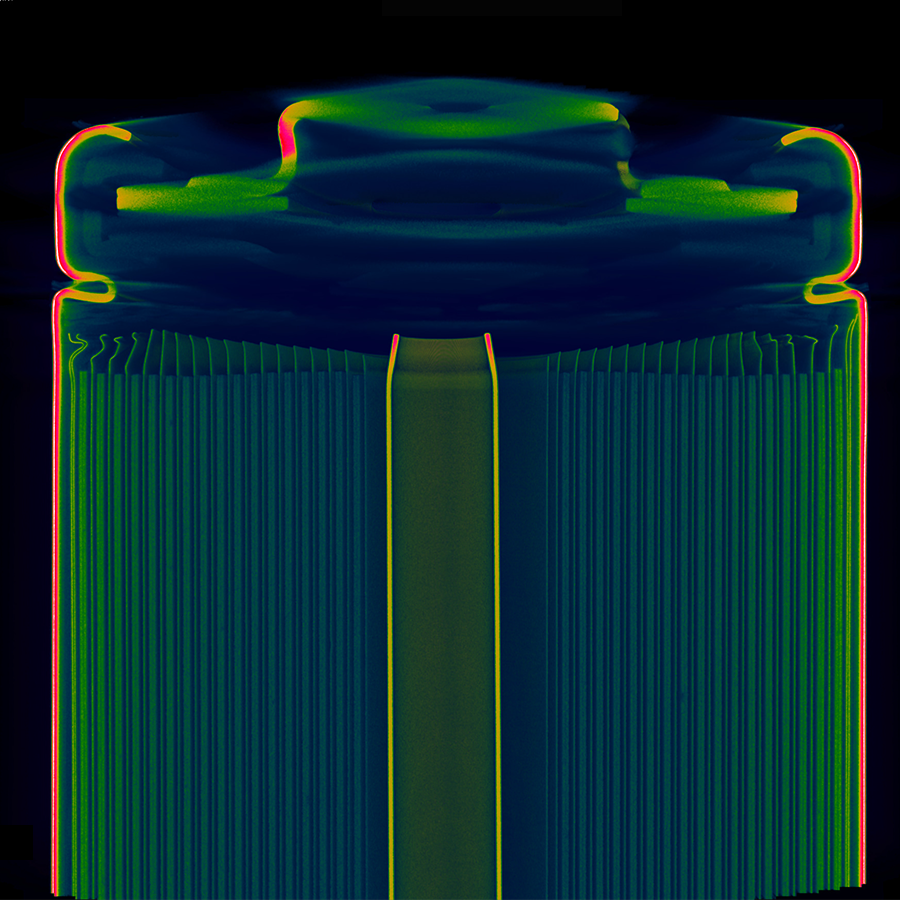 Type-C(USB2.0)ケーブルの縦断面図（VR画像）｜松定プレシジョン