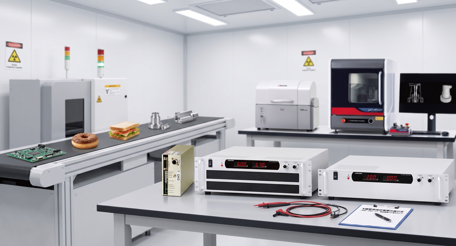 X線管用高圧電源の選び方 - XRF・XRD・CT・食品検査向けの選定ガイド