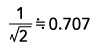 正弦波の実行値は0.707