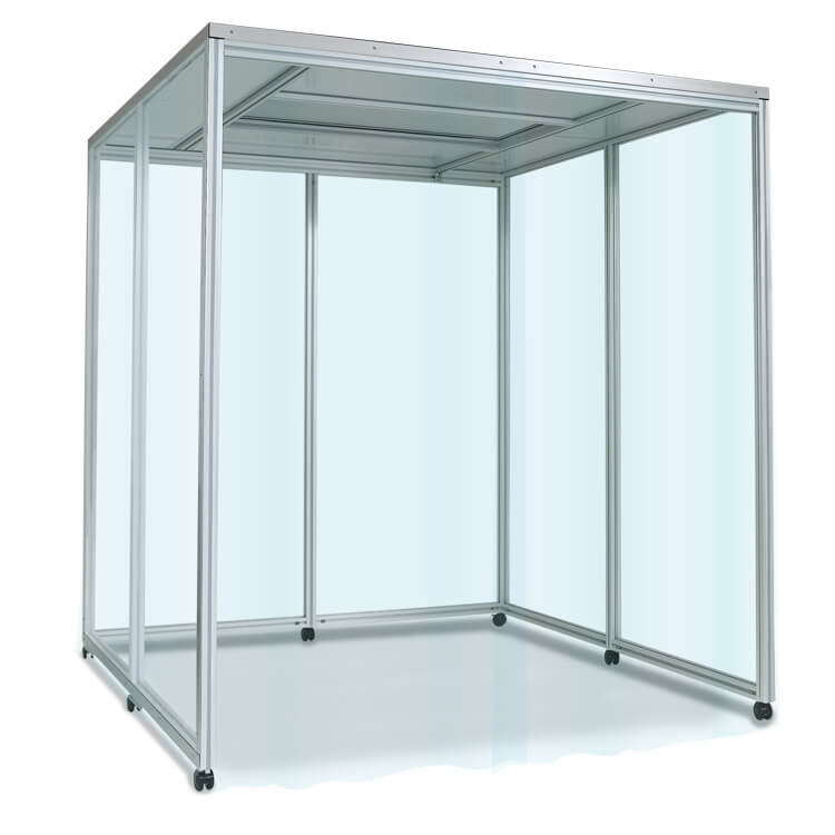 フィルム式クリーンブース｜クリーンブース｜松定プレシジョン