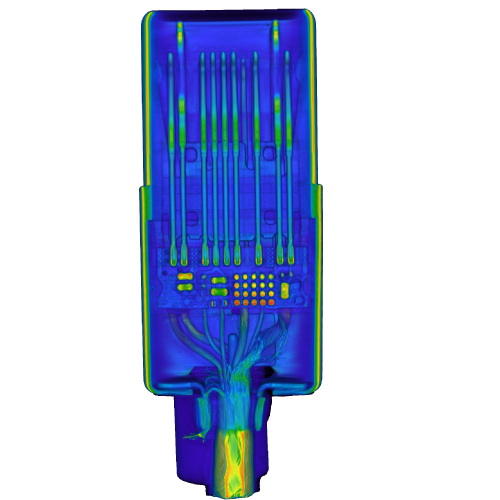 ICのX線透過画像