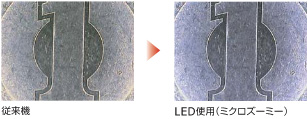 デジタルマイクロスコープmz2000シリーズ・LED光源採用による従来機との比較