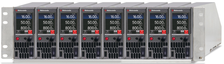 8台搭載｜PKTSシリーズ｜直流安定化電源(DC電源)ハンディサイズ｜松定プレシジョン