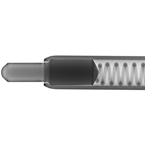 プローブピンのX線透過画像