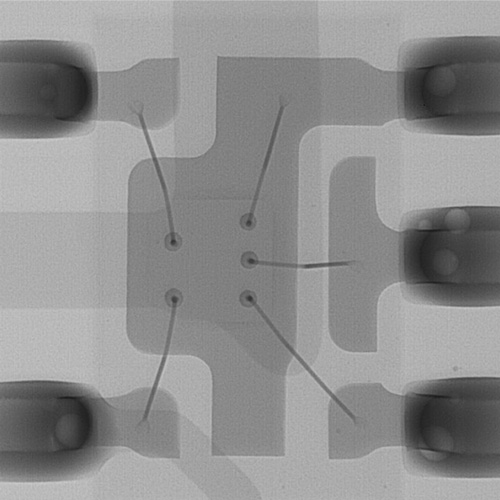 ICのX線透過画像