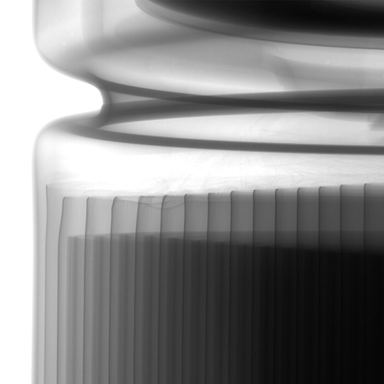 リチウムイオン電池のX線透過画像