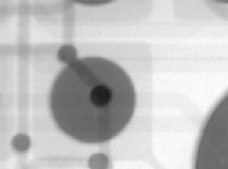 フィルタをかけていないX線透過画像