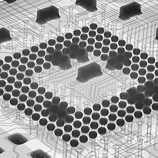 実装基板のX線透過画像