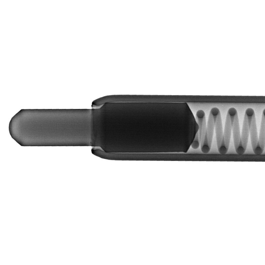 プローブピンのX線透過画像